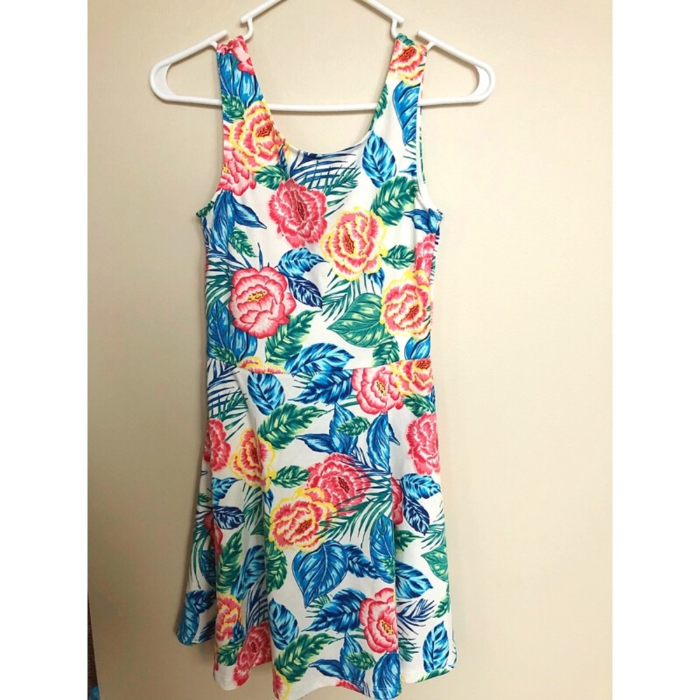Flower colorful summer dress